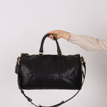 Chanel 1996 Black Caviar Boston Weekender Duffel Bag - FashioNica