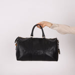 Chanel 1996 Black Caviar Boston Weekender Duffel Bag - FashioNica