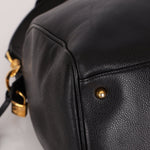 Chanel 1996 Black Caviar Boston Weekender Duffel Bag - FashioNica
