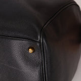 Chanel 1996 Black Caviar Boston Weekender Duffel Bag - FashioNica