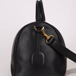 Chanel 1996 Black Caviar Boston Weekender Duffel Bag - FashioNica