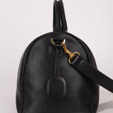 Chanel 1996 Black Caviar Boston Weekender Duffel Bag - FashioNica