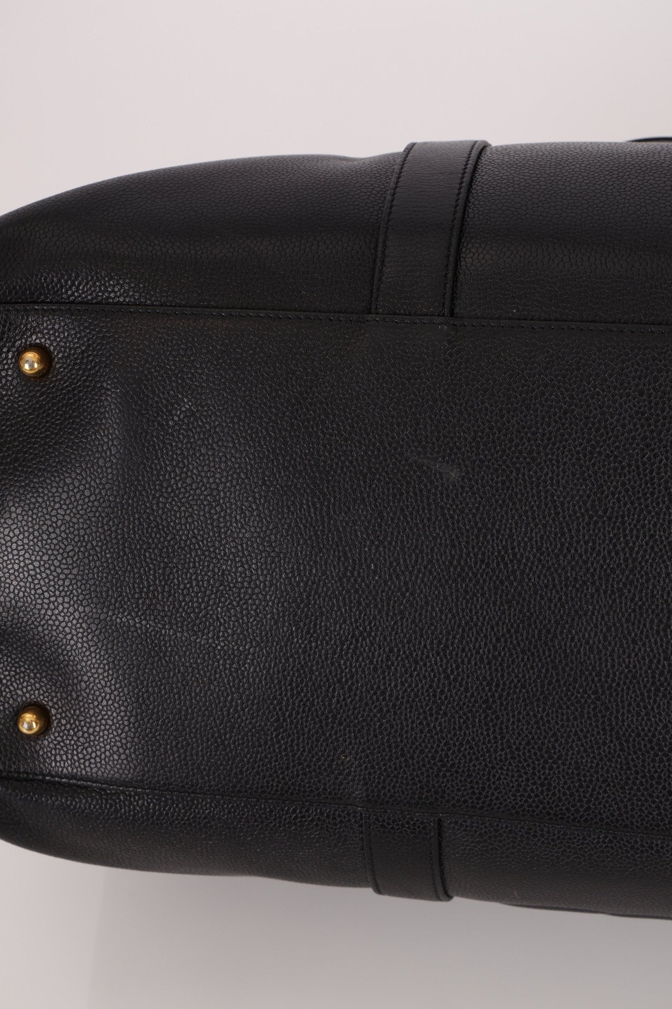 Chanel 1996 Black Caviar Boston Weekender Duffel Bag - FashioNica