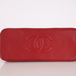 Chanel 1996 Bordeaux Caviar Turnlock Kisslock Tote - FashioNica