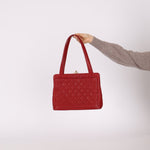 Chanel 1996 Bordeaux Caviar Turnlock Kisslock Tote - FashioNica