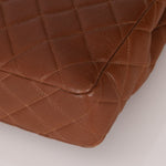 Chanel 1996 Brown Caviar Turnlock Tote - FashioNica