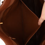 Chanel 1996 Brown Caviar Turnlock Tote - FashioNica