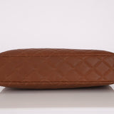 Chanel 1996 Brown Caviar Turnlock Tote - FashioNica