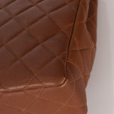 Chanel 1996 Brown Caviar Turnlock Tote - FashioNica