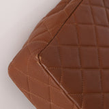 Chanel 1996 Brown Caviar Turnlock Tote - FashioNica