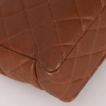 Chanel 1996 Brown Caviar Turnlock Tote - FashioNica