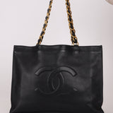 Chanel 1996 Calfskin Chunky Chain Tote 24K GP - FashioNica