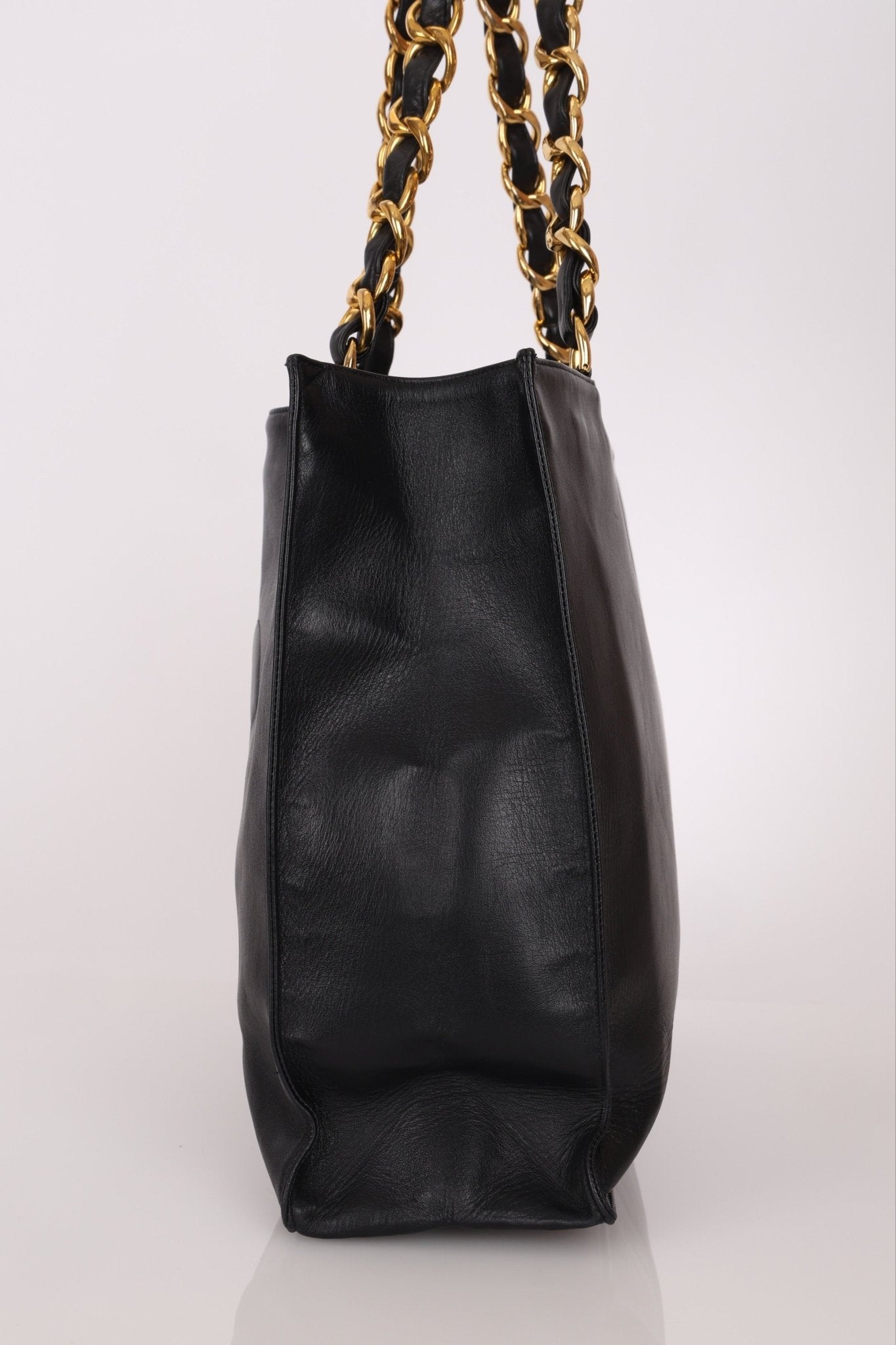 Chanel 1996 Calfskin Chunky Chain Tote 24K GP - FashioNica