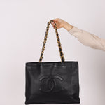 Chanel 1996 Calfskin Chunky Chain Tote 24K GP - FashioNica