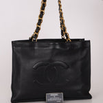 Chanel 1996 Calfskin Chunky Chain Tote 24K GP - FashioNica
