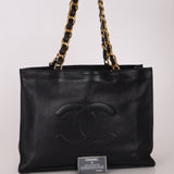 Chanel 1996 Calfskin Chunky Chain Tote 24K GP - FashioNica