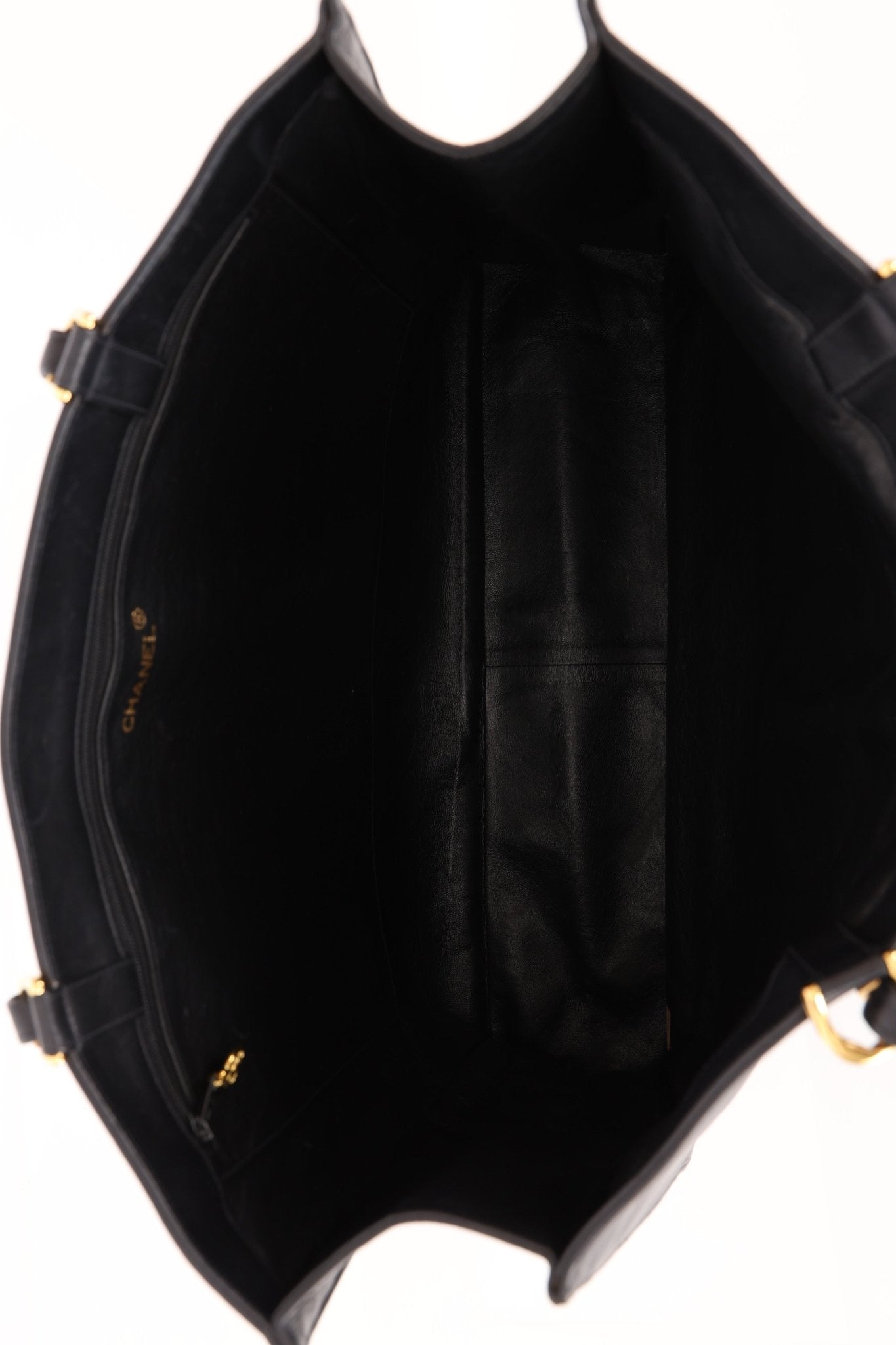 Chanel 1996 Calfskin Timeless Chunky Chain XL Tote 24K GP - FashioNica