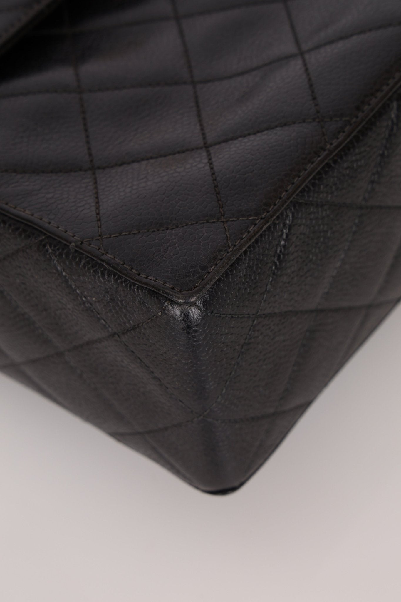 Chanel 1996 Caviar Box Flap Crossbody 24K GP - FashioNica