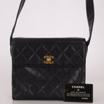 Chanel 1996 Caviar Box Flap Crossbody 24K GP - FashioNica
