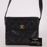 Chanel 1996 Caviar Box Flap Crossbody 24K GP - FashioNica