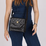 Chanel 1996 Caviar Box Flap Crossbody 24K GP - FashioNica