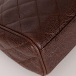 Chanel 1996 Caviar Chocolate Brown Timeless Camera Bag 24K GP - FashioNica