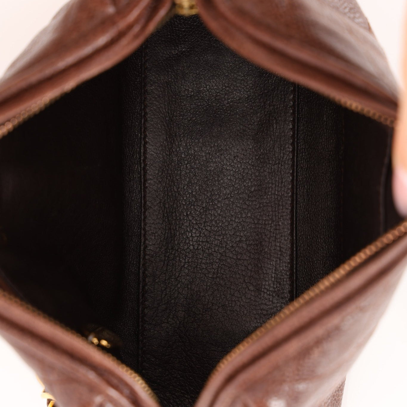 Chanel 1996 Caviar Chocolate Brown Timeless Camera Bag 24K GP - FashioNica
