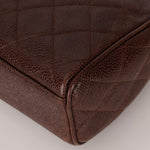 Chanel 1996 Caviar Chocolate Brown Timeless Camera Bag 24K GP - FashioNica