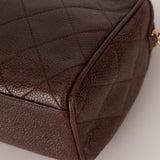 Chanel 1996 Caviar Chocolate Brown Timeless Camera Bag 24K GP - FashioNica