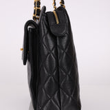 Chanel 1996 Caviar Front Pocket Zip Tote - FashioNica