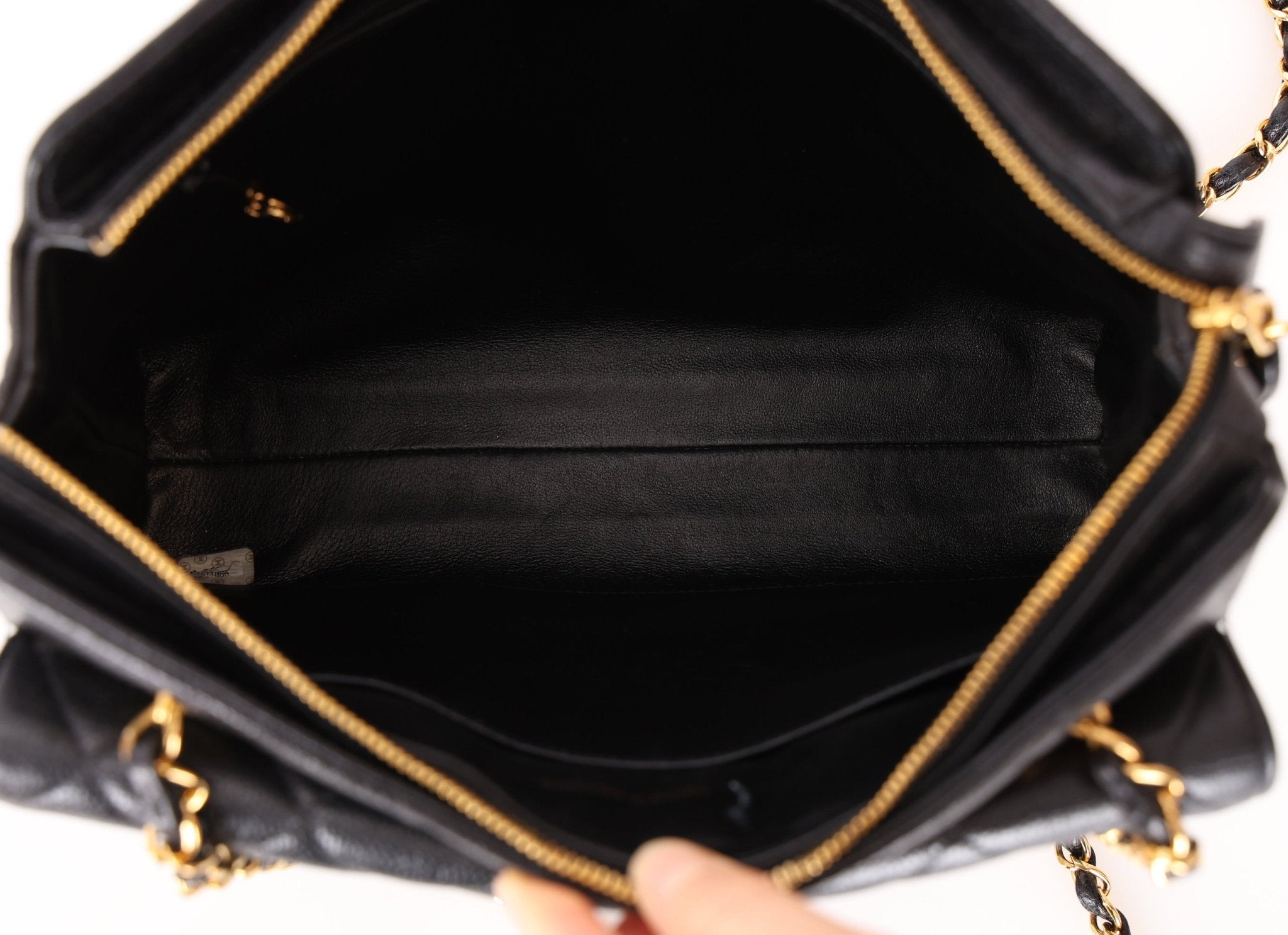 Chanel 1996 Caviar Front Pocket Zip Tote - FashioNica