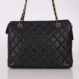 Chanel 1996 Caviar Front Pocket Zip Tote - FashioNica