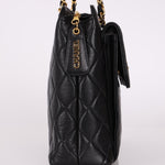 Chanel 1996 Caviar Front Pocket Zip Tote - FashioNica