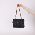 Chanel 1996 Caviar Front Pocket Zip Tote - FashioNica