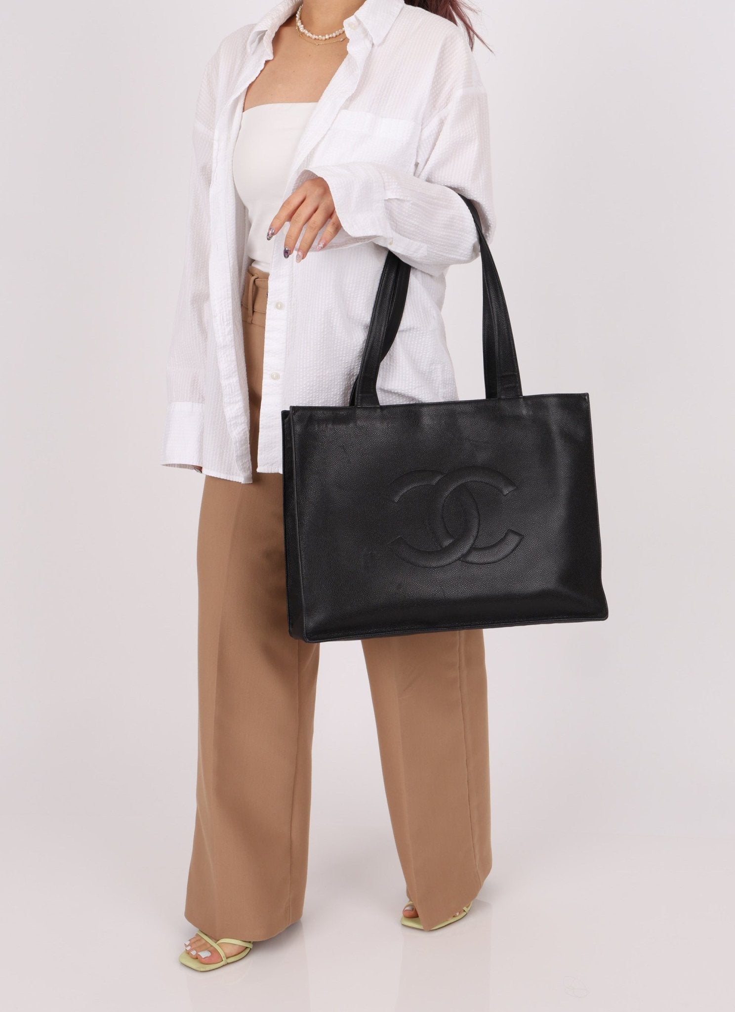 Chanel 1996 Caviar Timeless Tote - FashioNica