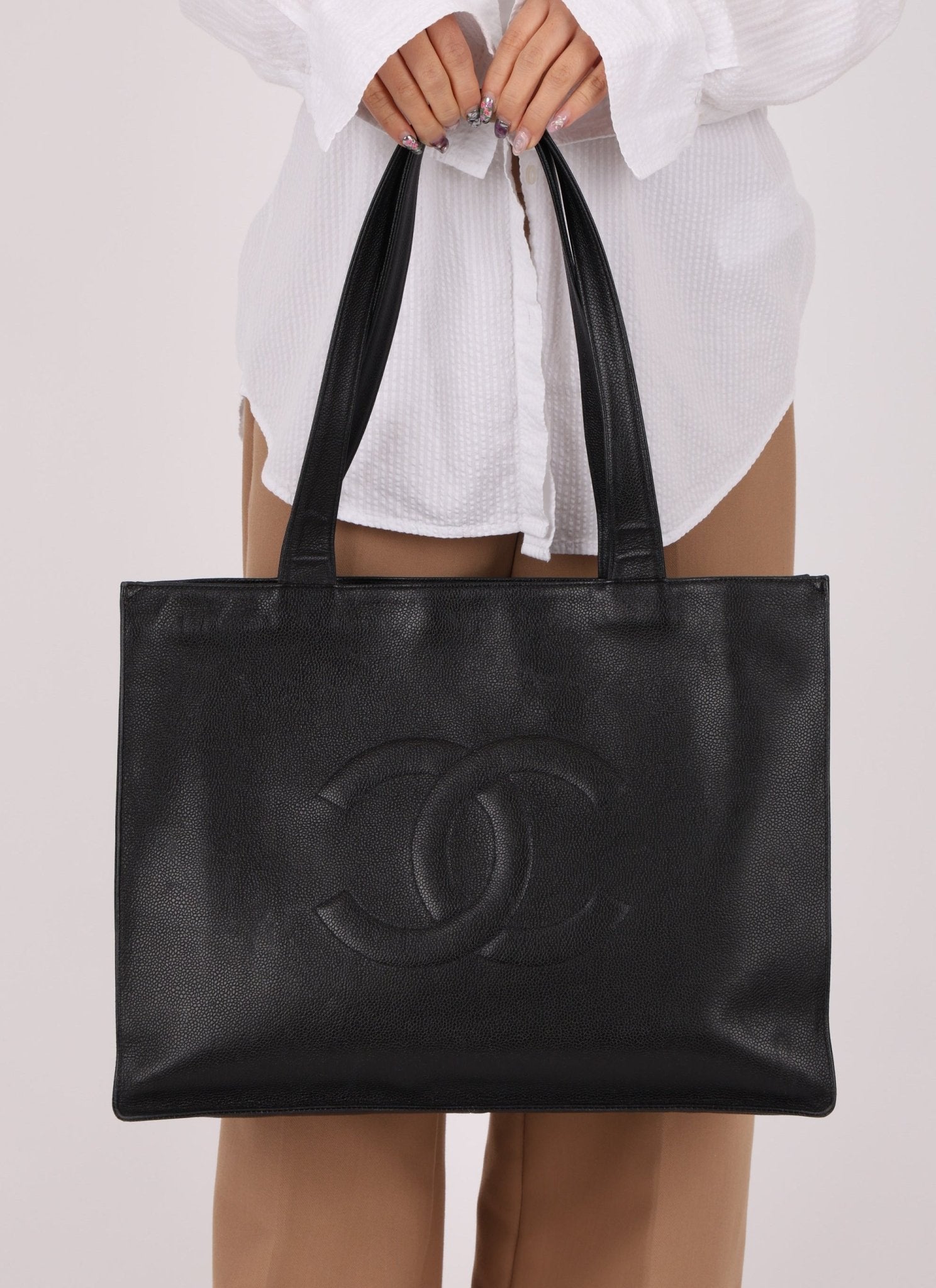 Chanel 1996 Caviar Timeless Tote - FashioNica