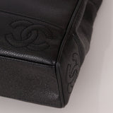 Chanel 1996 Caviar Triple CC Turnlock Shoulder Bag 24K GP - FashioNica