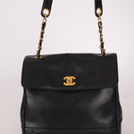 Chanel 1996 Caviar Triple CC Turnlock Shoulder Bag 24K GP - FashioNica