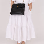 Chanel 1996 Caviar Triple CC Turnlock Shoulder Bag 24K GP - FashioNica