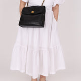 Chanel 1996 Caviar Triple CC Turnlock Shoulder Bag 24K GP - FashioNica