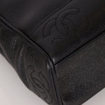 Chanel 1996 Caviar Triple CC Turnlock Shoulder Bag 24K GP - FashioNica