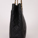 Chanel 1996 Caviar Turnlock Chain Tote 24K GP - FashioNica