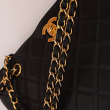 Chanel 1996 Caviar Turnlock Chain Tote 24K GP - FashioNica