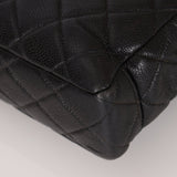 Chanel 1996 Caviar Turnlock Chain Tote 24K GP - FashioNica