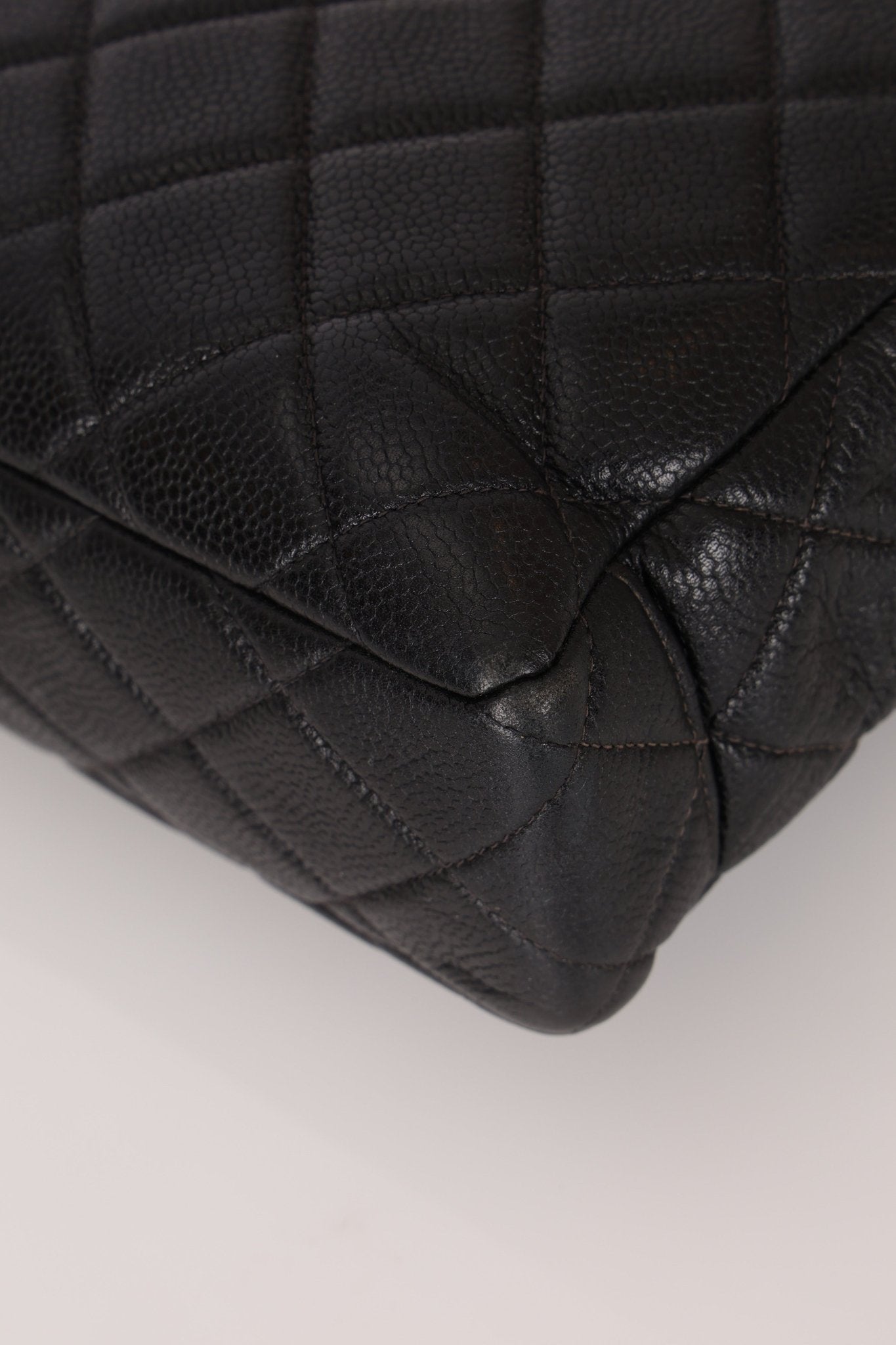 Chanel 1996 Caviar Turnlock Chain Tote 24K GP - FashioNica