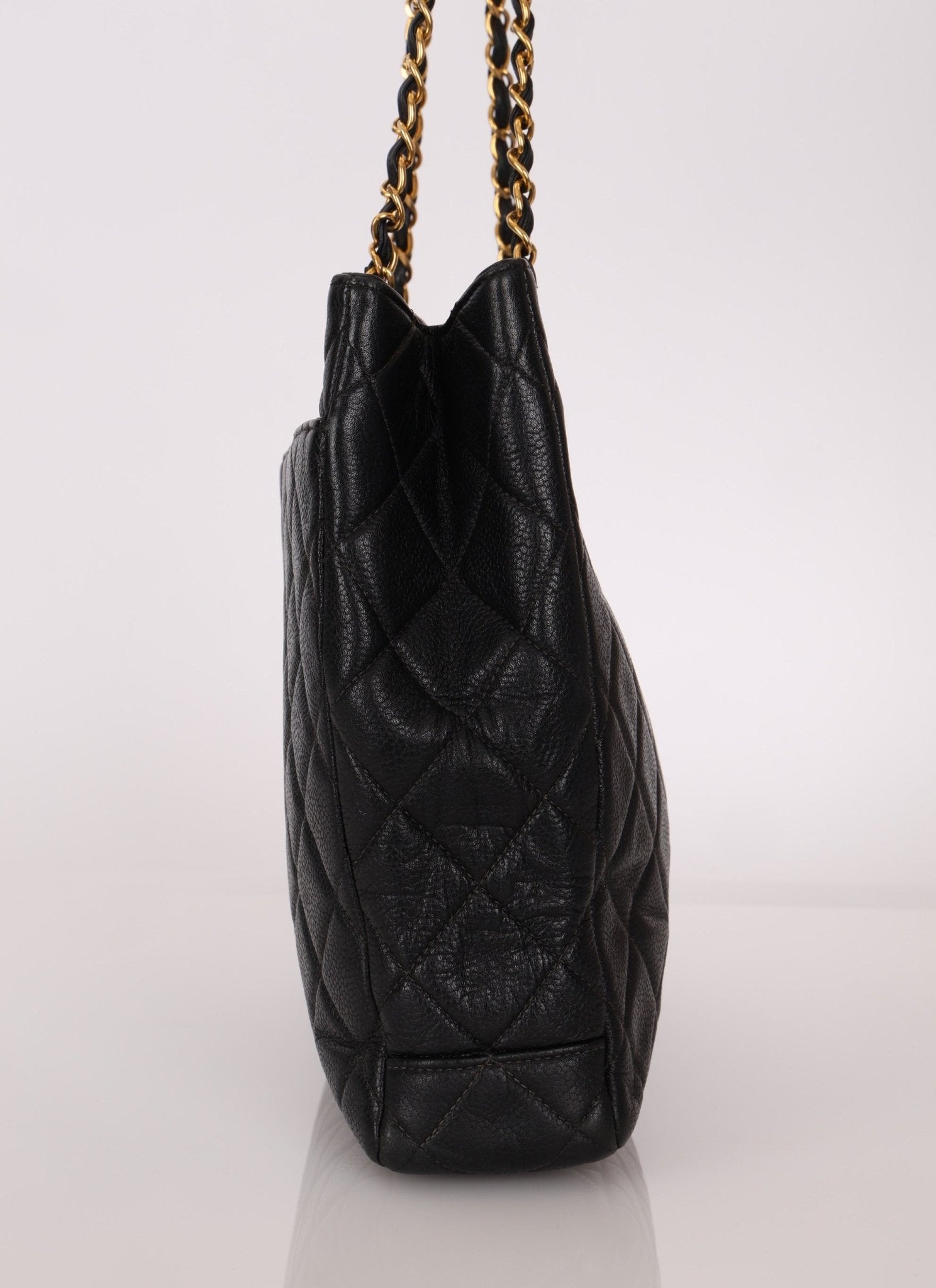 Chanel 1996 Caviar Turnlock Chain Tote - FashioNica