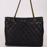 Chanel 1996 Caviar Turnlock Chain Tote - FashioNica