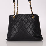 Chanel 1996 Caviar Turnlock Envelope Pocket Tote - FashioNica