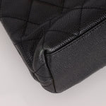 Chanel 1996 Caviar Turnlock Envelope Pocket Tote - FashioNica