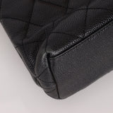 Chanel 1996 Caviar Turnlock Envelope Pocket Tote - FashioNica